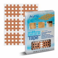 AcuTop - Gittertape, Akupunkturtape - versch. Größen & Farben -  Typ B - Beige