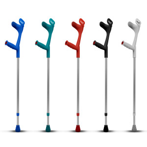 Pulox Crutches Pair Classic 140 Kg Forearm Crutches by...