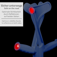1 Paar Krücken Blau Klassiker von Ossenberg mit Ergo Softgriff