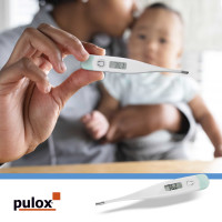 Pulox Digitales Fieberthermometer mit LCD-Display - Oral, rektal und axillar