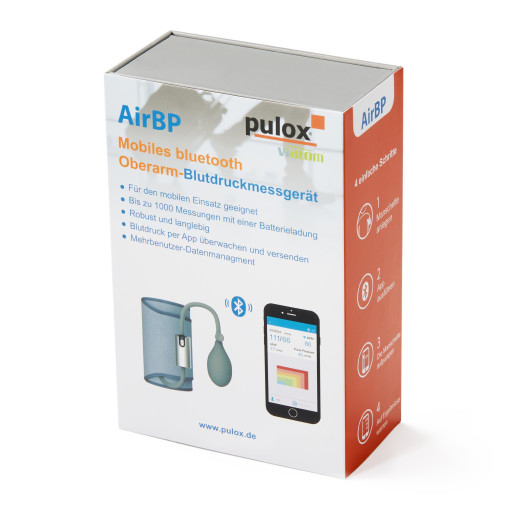 Pulox by Viatom AirBP Blutdruckmessgerät mit Bluetooth und iOS Android App