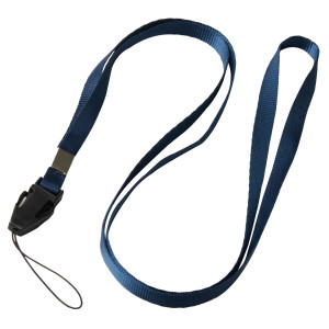 Lanyard for finger pulse oximeter, color: blue 