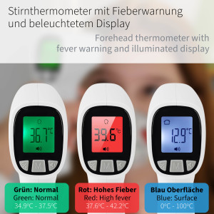 pulox Infrarot Thermometer JPD-FR202