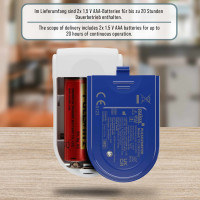 Pulox PO-200A Solo Pulsoximeter mit Alarm und Pulston Blau