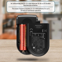 Pulox PO-200A Solo Pulsoximeter mit Alarm und Pulston Schwarz