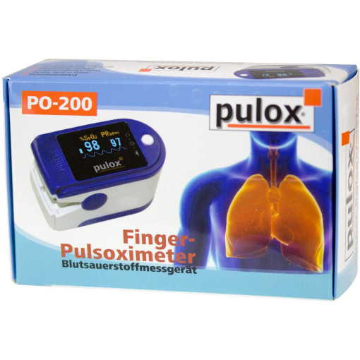 Pulox - PO-200 Solo - Finger-Pulsoximeter - Dunkelblau