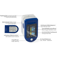 Pulox - PO-200 Solo - Finger-Pulsoximeter - Dunkelblau