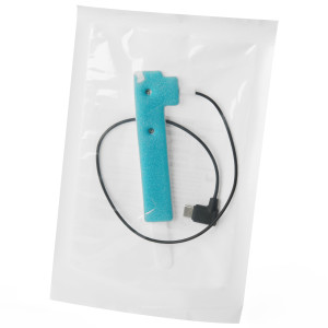 pulox - SpO2-Fingersensor "Neonatal-Adult" (Klett) - 2.3.10.00033 - für PO-400 (ab Mai 2021) & SAS-500 - USB C - Zuleitung: 30 cm - Schwarz/Blau