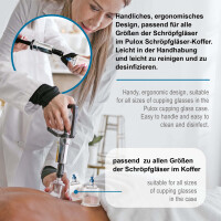 Pulox Vakuum-Pumpe - Ersatzteil für Schröpfgläser-Koffer-Set - Ersatzpumpe