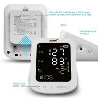 pulox BP-100 Oberarm-Blutdruckmessgerät inkl. 2 Manschetten