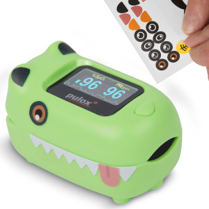 pulox - PO-230 - Finger-Pulsoximeter für Kinder - Grün