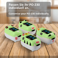 pulox - PO-230 - Finger-Pulsoximeter für Kinder - Grün