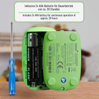 Pulox PO-230 - Finger-Pulsoximeter für Kinder mit Klebestickern - Grün