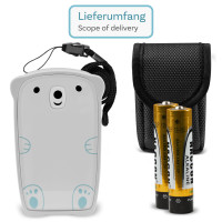 pulox - PO-235 - Finger-Pulsoximeter für Kinder mit Alarm - Weiß