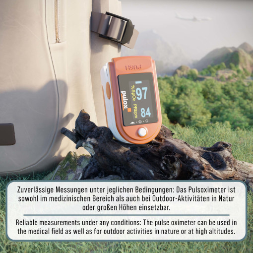 Pulox PO-200 Solo Pulsoximeter orange
