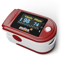 Pulox PO-200 Solo Pulsoximeter rot