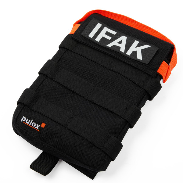 pulox IFAK Tasche - Taktisches Erste Hilfe Kit, kompatibel mit MOLLE-System - Medizinische Rip-Away Utensilientasche für Militär, EMT, Outdoor, Wandern, Campen