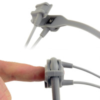 PO-900 - 5-Pin - Silikonschlaufe für Neugeborene und Kleinkinder (benötigt Anschlusskabel)