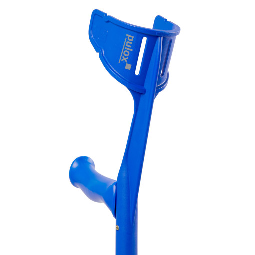 Pulox Magic-Soft - Krücken mit Soft-Grip bis max. 130 kg, Paar (2 Stk.) in Enzianblau
