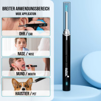 Pulox EC-95 - Ohrreiniger Ohrenschmalzentferner - mit Smartphone App via Wifi