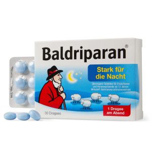 Baldriparan - Stark f&uuml;r die Nacht - 30 Dragees