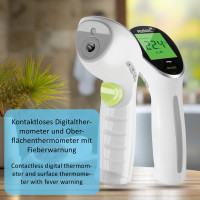 Pulox Homecare Complete Bundle - Pulsoximeter, Blutdruckmessgerät, Inhalator, Thermometer