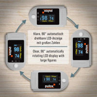 Pulox PO-200 Solo Pulsoximeter grau
