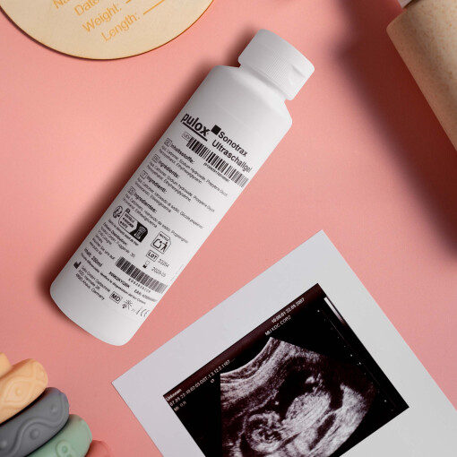 Pulox Sonotrax Ultraschallgel 250ml - Fetal-Doppler Übertragungsgel - Sonographie Gel