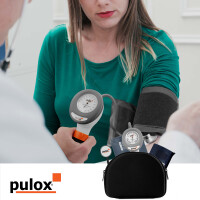 Pulox EazyBP - Manuelles Blutdruckmessgerät für Erwachsene & Kinder inkl. Zubehör