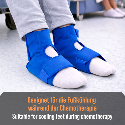 Pulox HC-35 Kühl- & Wärme-Manschetten für Fuß und Knöchel bei Schmerzen und Chemotherapie
