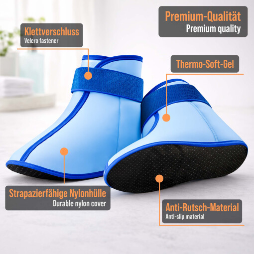 Pulox HC-40 Kühl- & Wärme-Stiefel für Fuß und Knöchel bei Schmerzen und Chemotherapie
