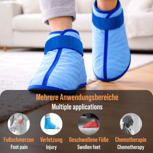 Pulox HC-40 Kühl- & Wärme-Stiefel für Fuß und Knöchel bei Schmerzen und Chemotherapie