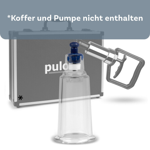 Pulox Ersatz-Schröpfglas aus Kunststoff für Schröpfgläser-Koffer - Diverse Größen