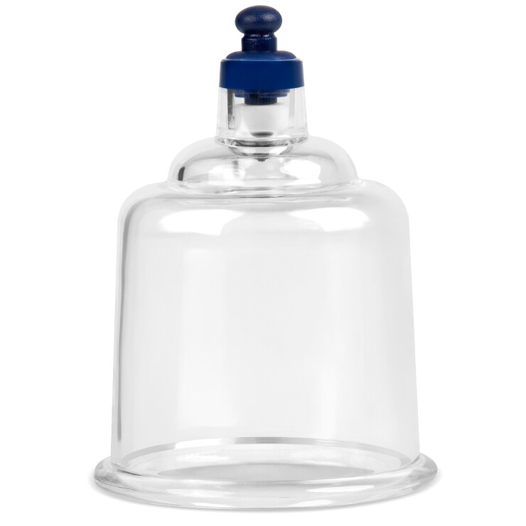 Pulox Ersatz-Schröpfglas 54 mm aus Kunststoff für Schröpfgläser-Koffer