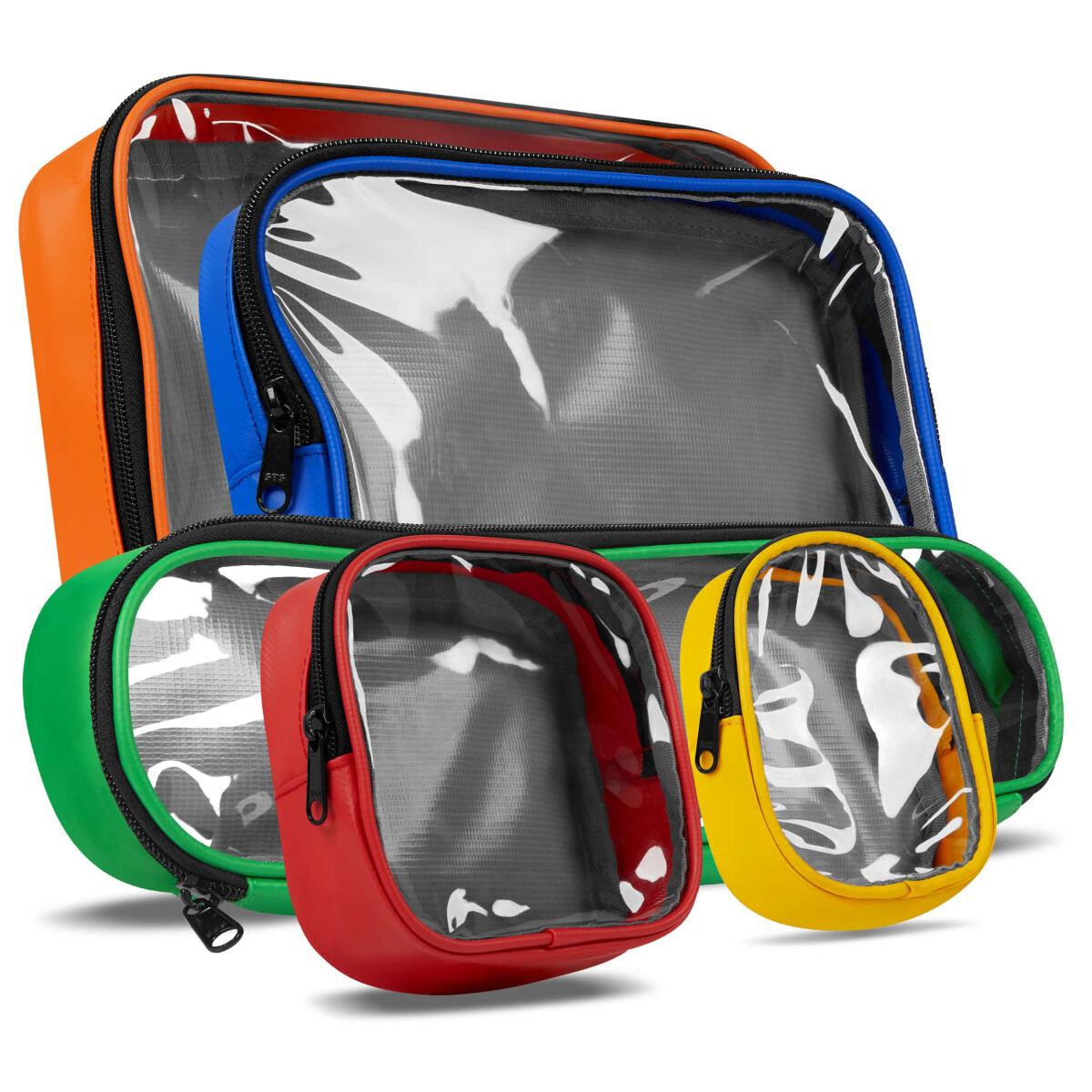 Pulox Modultasche diverse Farben mit Klarsichtfenster und...