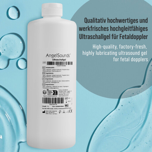 AngelSounds Ultraschallgel - 1.000 ml leitfähiges Sonographie Gel