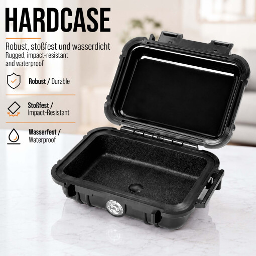 Pulox Zubehör-Kit für Pulsoximeter – Hardcase, Nylontasche, Silikonhülle & Trageband