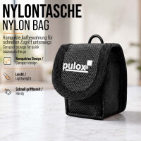 Pulox Zubehör-Kit für Pulsoximeter – Hardcase, Nylontasche, Silikonhülle & Trageband