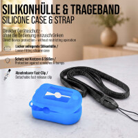 Pulox Zubehör-Kit für Pulsoximeter – Hardcase, Nylontasche, Silikonhülle & Trageband